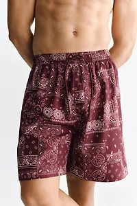 Patterned Swim Shorts