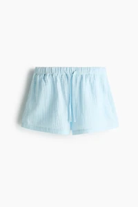 Cotton muslin beach shorts