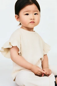 Ensemble 2 pièces en coton gaufré