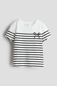 T-Shirt with Printed Motif