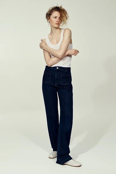 Wren High Rise Wide Leg Jeans