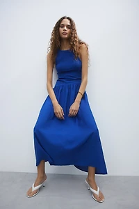 Dress with Flared Skirt
