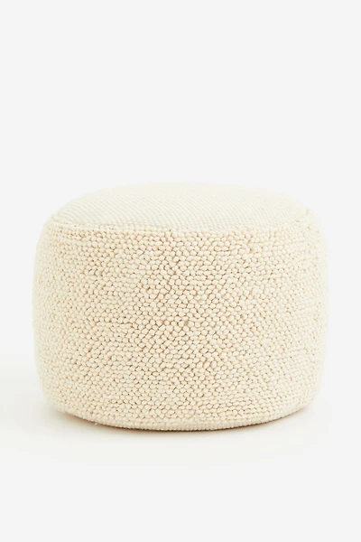 Canvas Pouffe