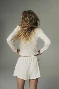 Pointelle Jersey Pajamas