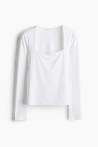 Long-sleeved Jersey Top
