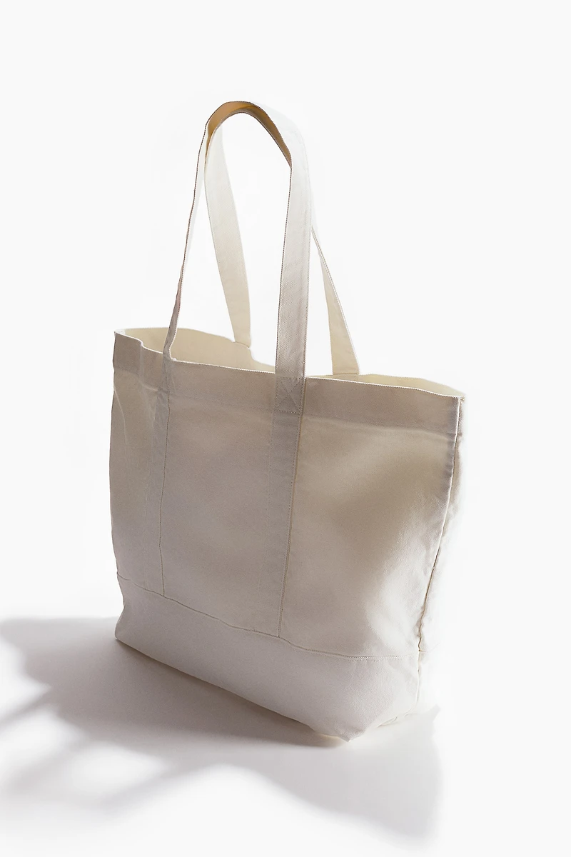 Printed Canvas Tote Bag
