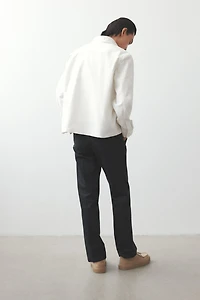 Regular-Fit Cotton Twill Overshirt