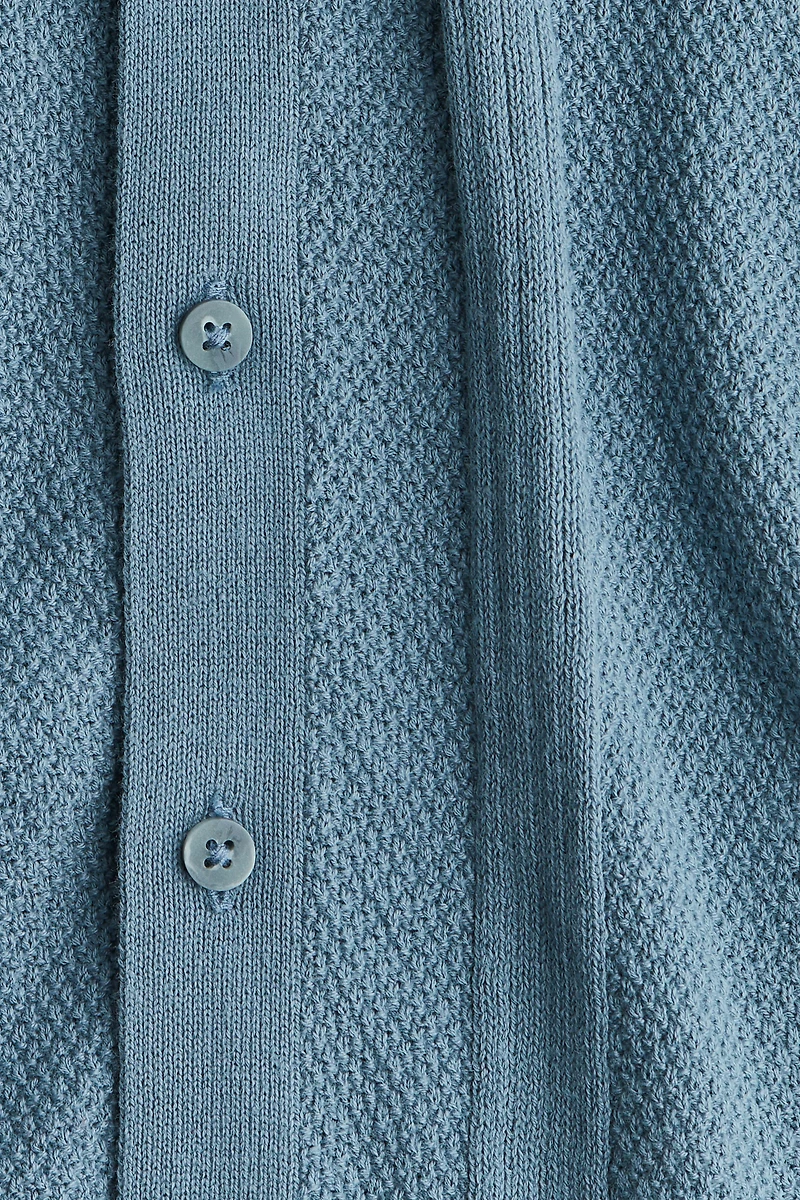 Textured-Knit Shirt