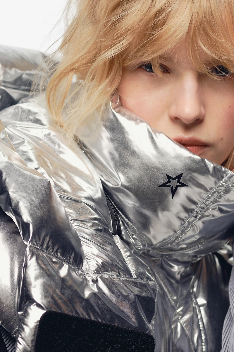 Veste sans manches hydrofuge en duvet