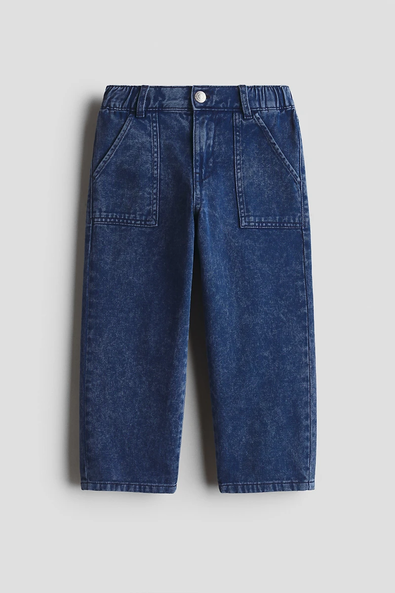 Pantalon en denim de coton