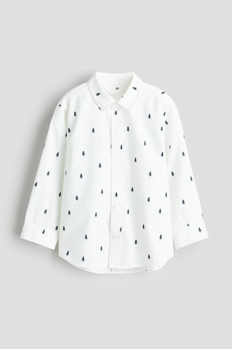 Patterned Cotton Shirt