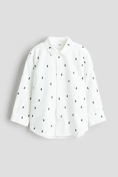 Patterned Cotton Shirt