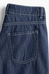 Wide-Leg Regular Waist Jeans