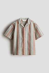 Linen-Blend Resort Shirt