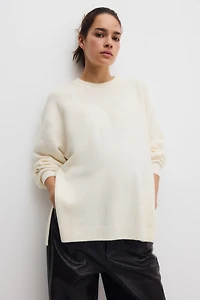 Chandail MAMA avec fentes latérales au bas