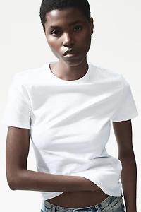 T-shirt ajusté en coton mélangé
