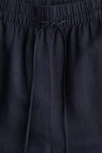 Linen-Blend Pants