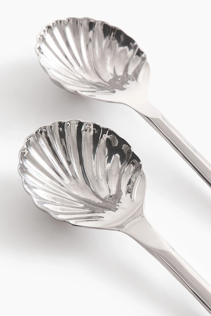 Seashell-Inspired Salad Servers