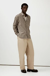 Chemise ample en flanelle