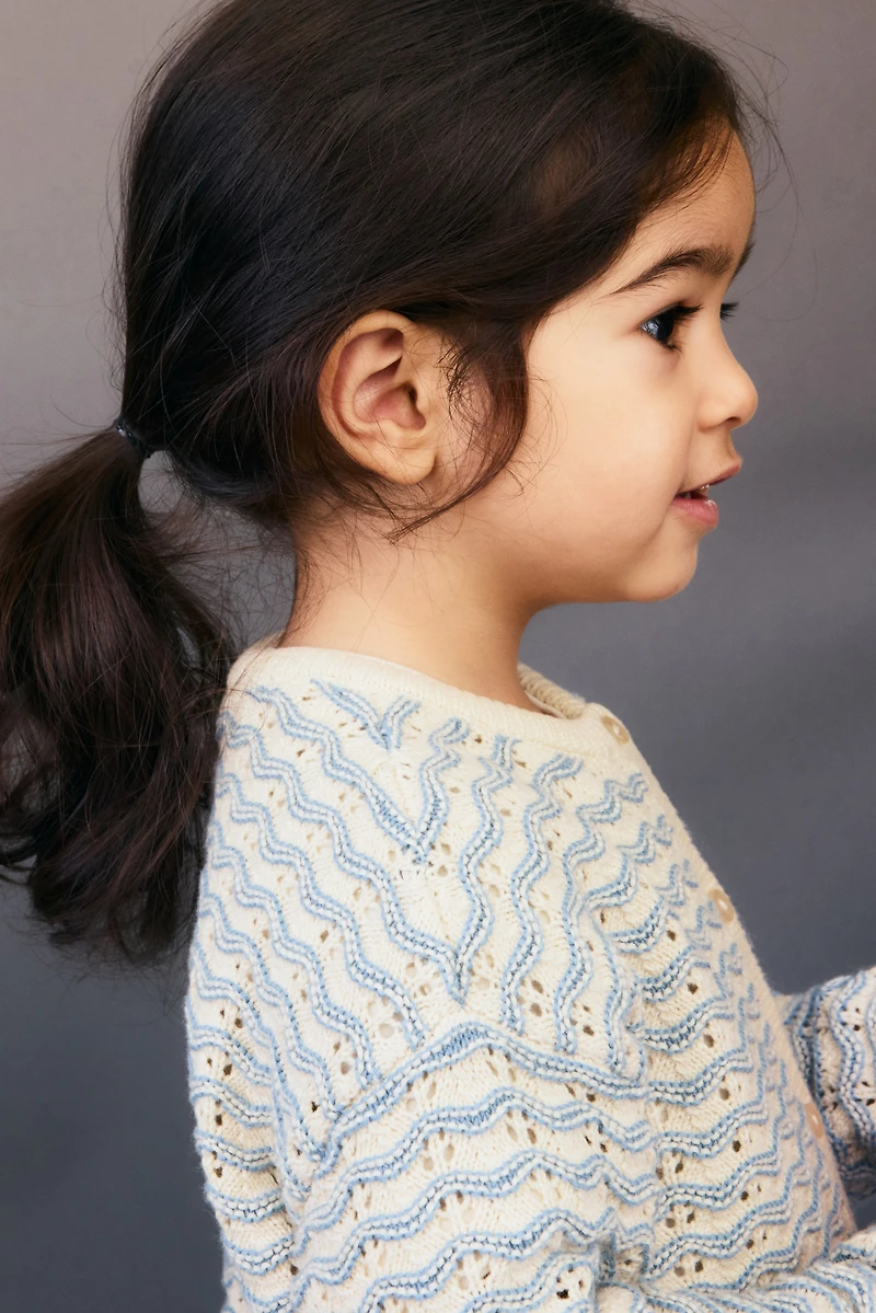 2-Piece Pointelle-Knit Cotton Set