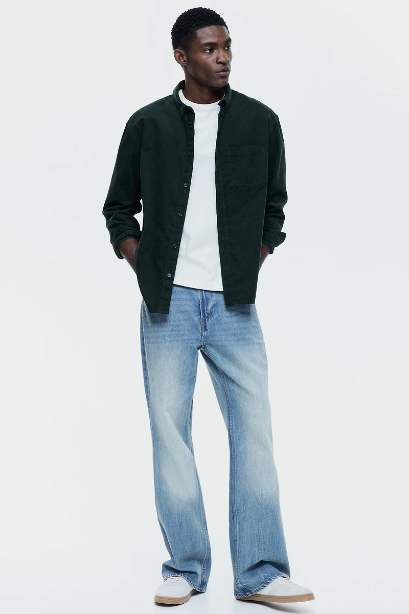 Regular-Fit Corduroy Shirt