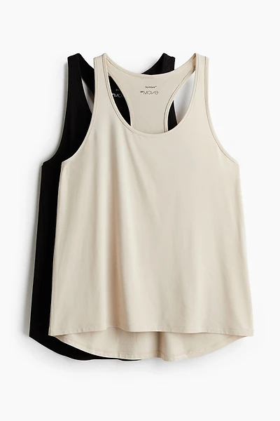 Lot de 2 camisoles sport DryMove™