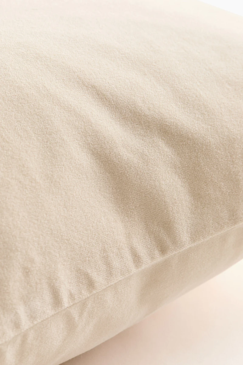 Housse de coussin en velours
