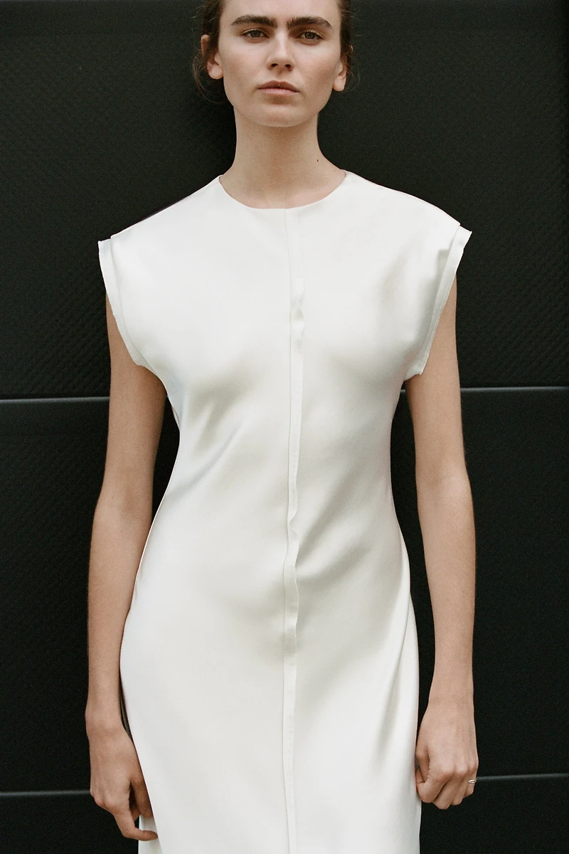 Satin Midi Dress