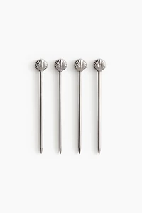 4-Pack Seashell Cocktail Picks
