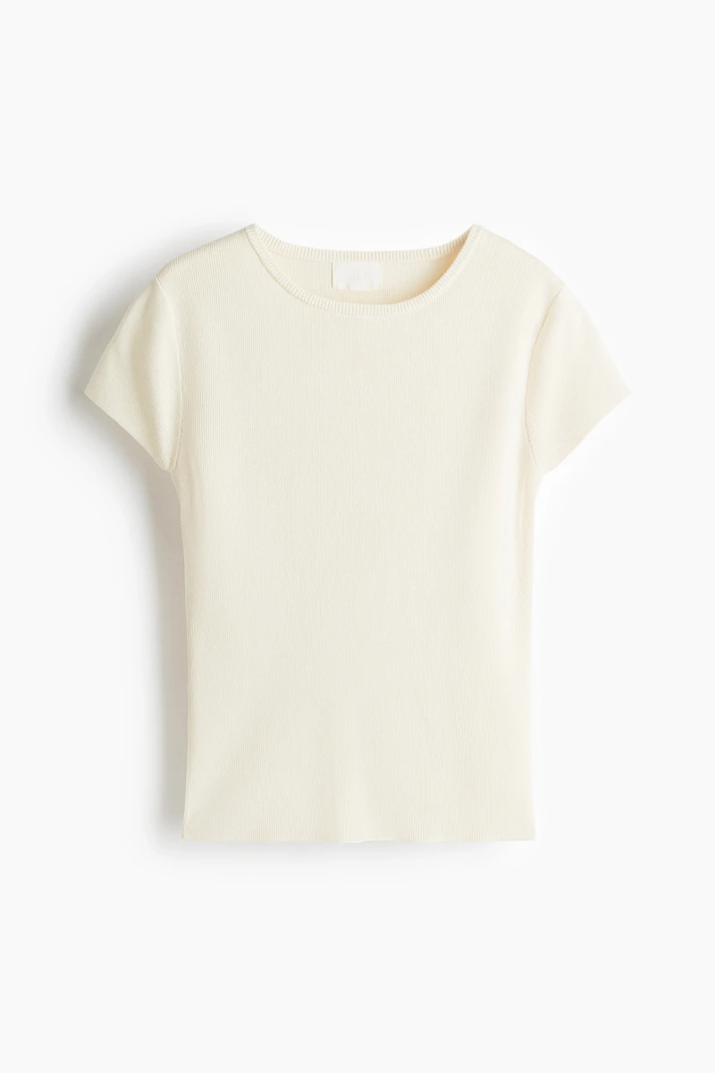 Fine-Knit T-Shirt