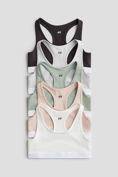 Lot de 5 hauts en coton