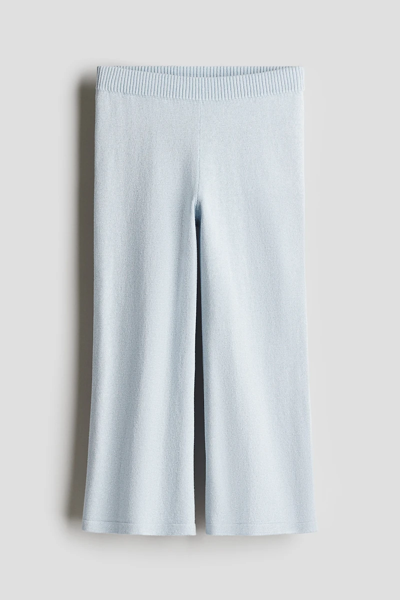 Legging scintillant en fin tricot
