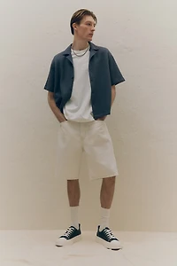 Loose-Fit Waffled Resort Shirt