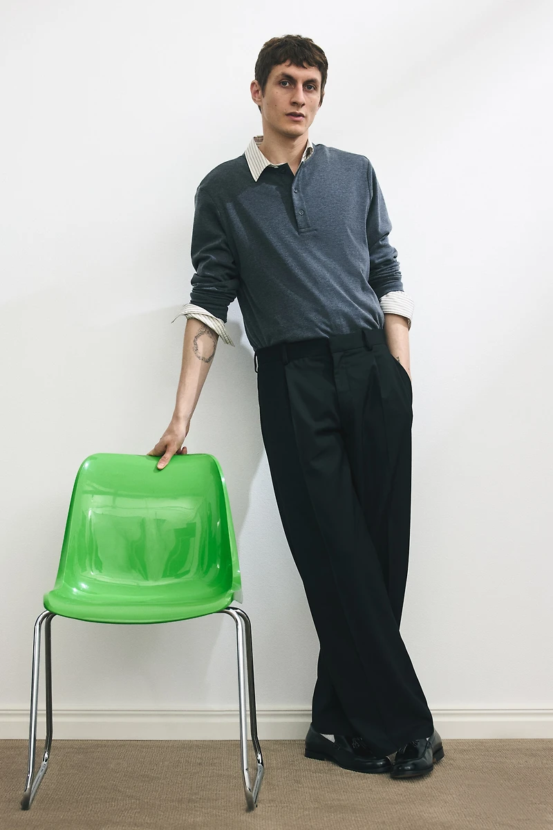 Loose-Fit Tailored Pants