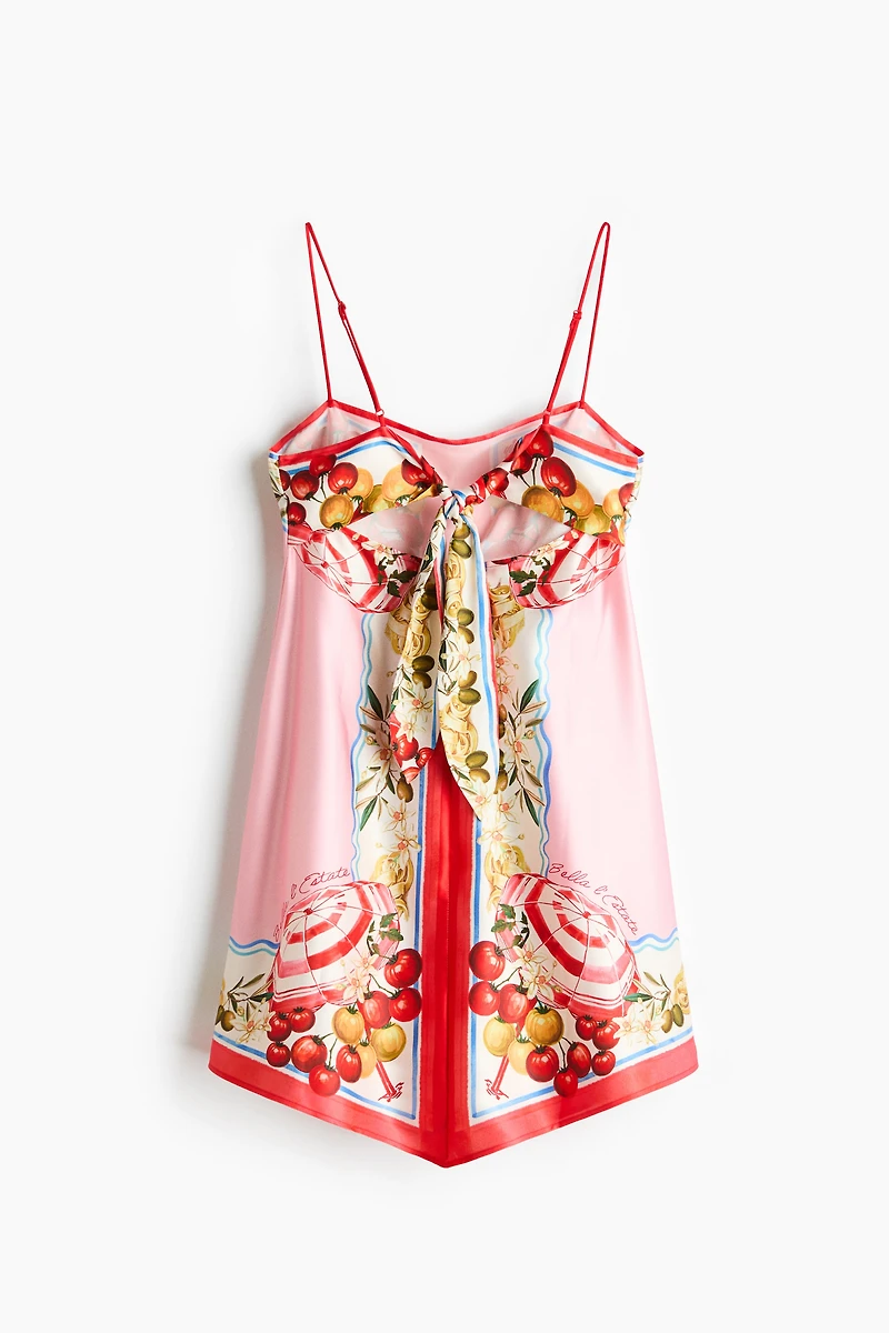 A-line strappy dress