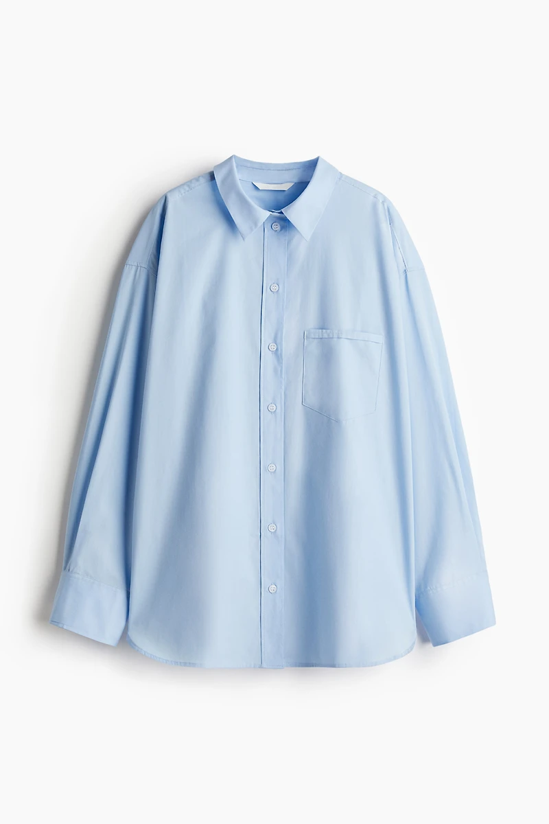 Loose-fit cotton shirt