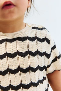 2-Piece Pointelle-Knit Cotton Set