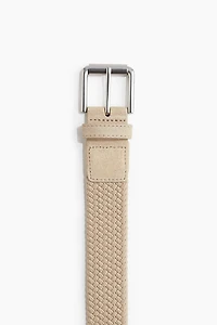 Elasticized Fabric Belt