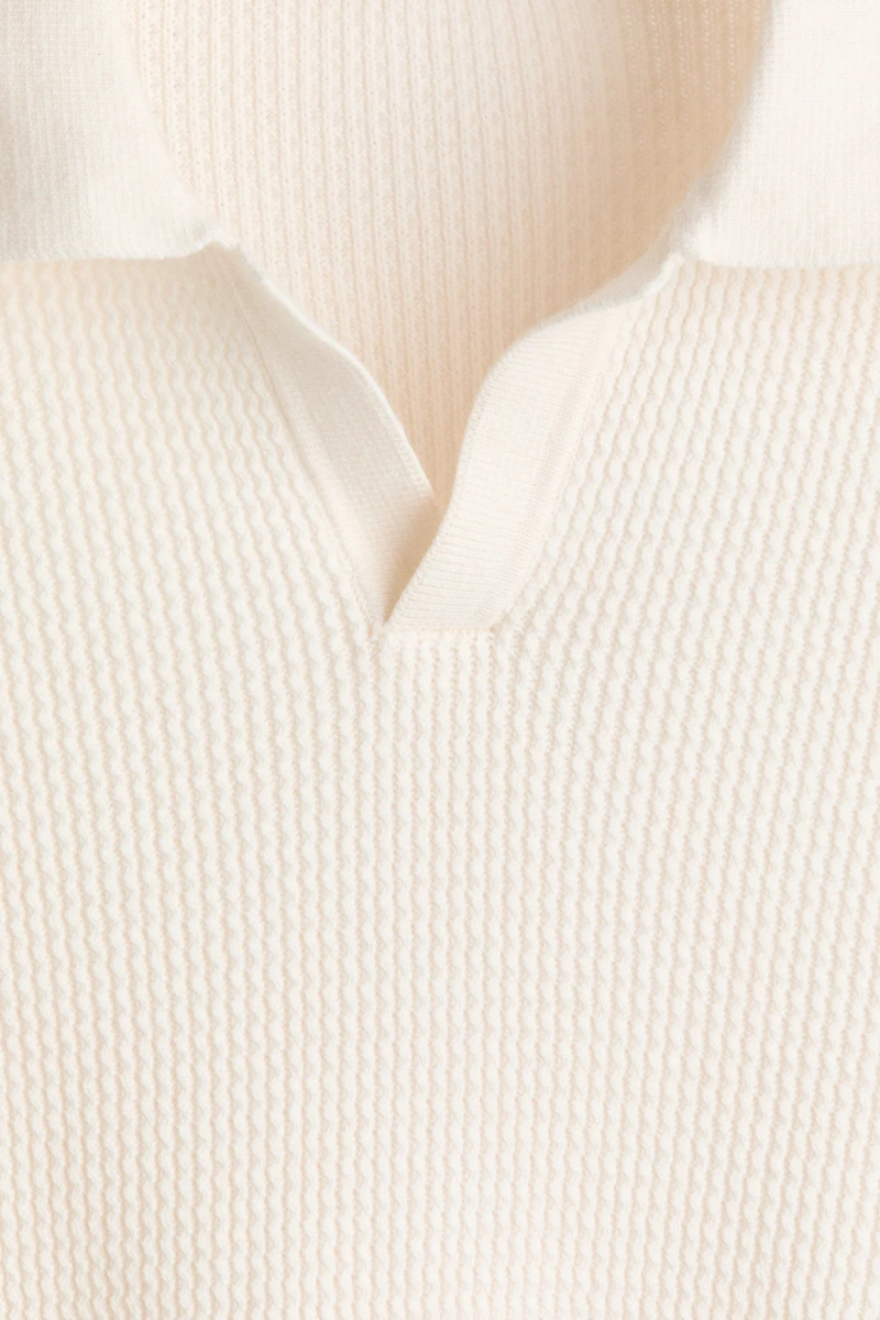Relaxed-Fit Knit Polo Shirt