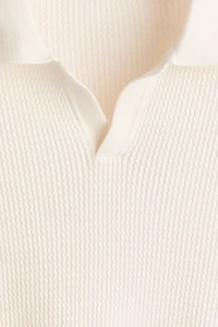 Relaxed-Fit Knit Polo Shirt