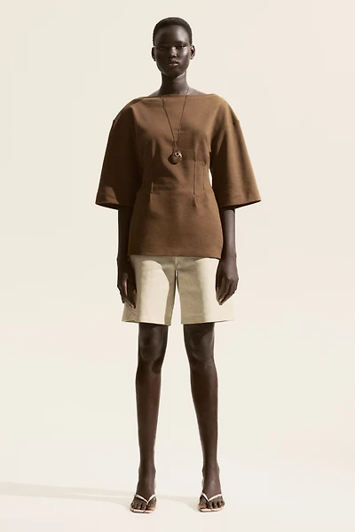 T-Shirt with Defined Waist