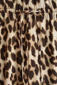Wide-cut Pull-on Pants