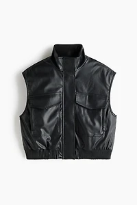 Oversized Coated Vest