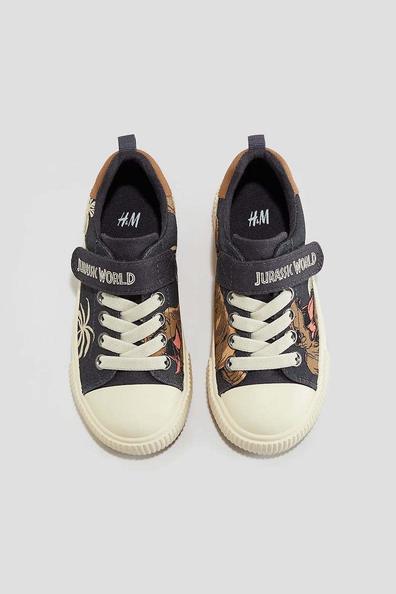 Printed Cotton Canvas Sneakers