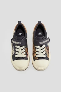 Printed Cotton Canvas Sneakers