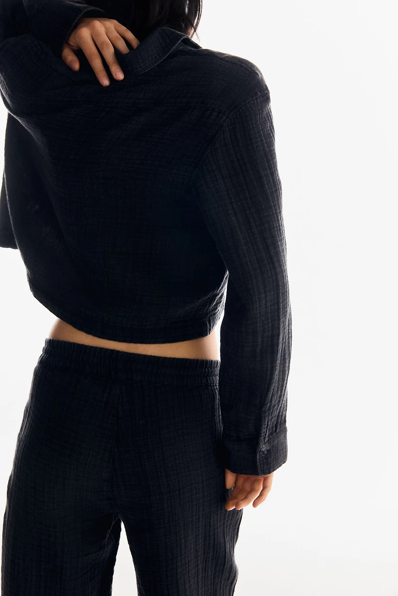 Chemise en mousseline de coton