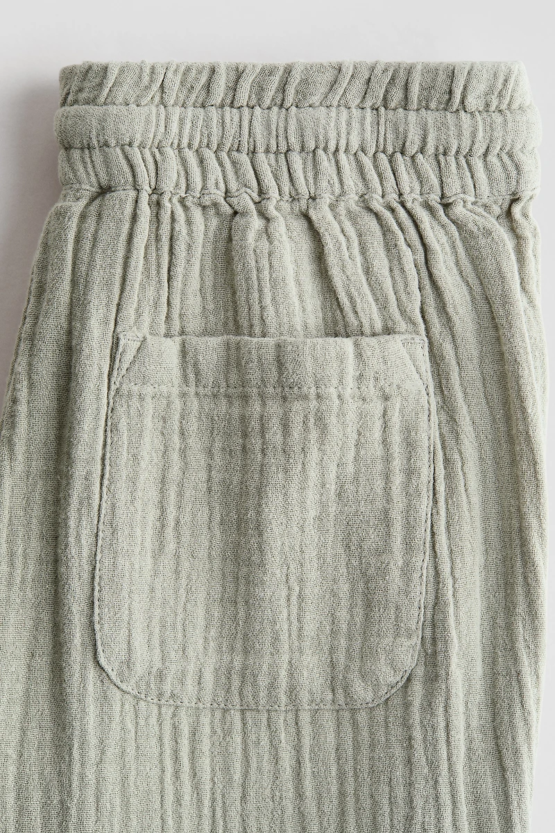 Cotton Muslin Joggers