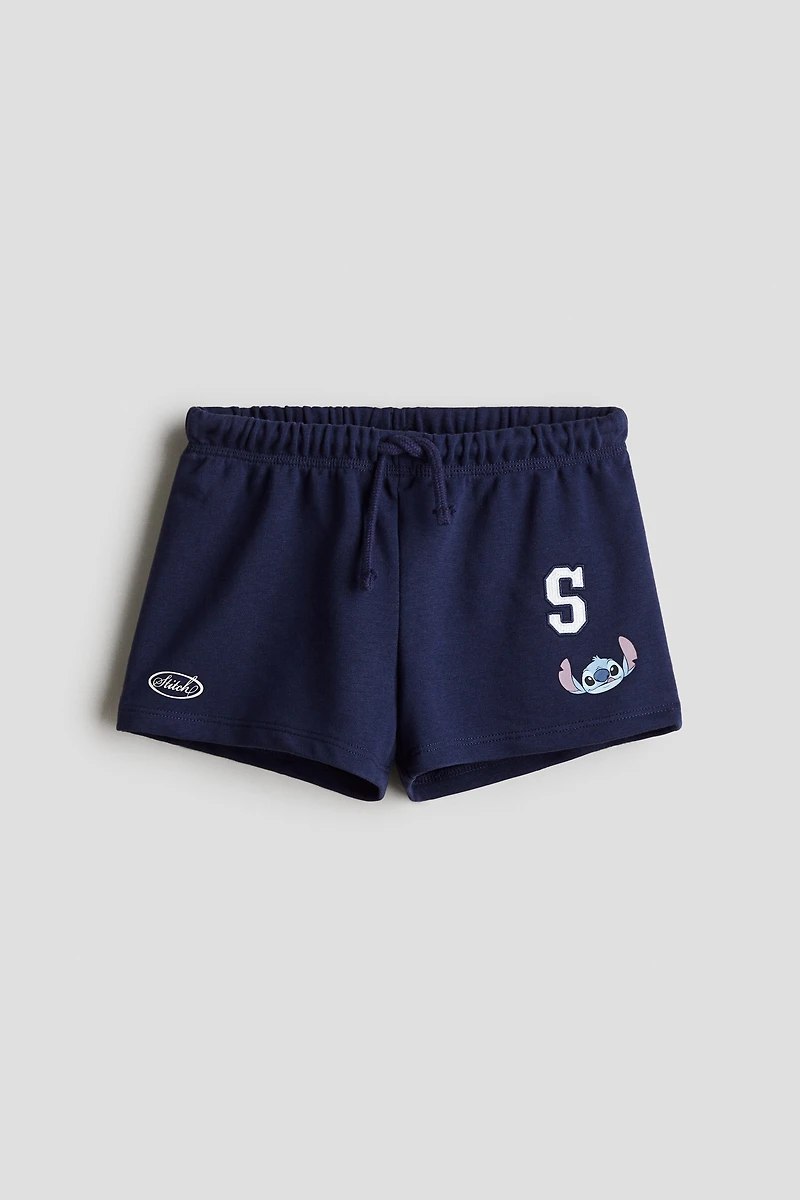 Motif-Detail Sweatshorts