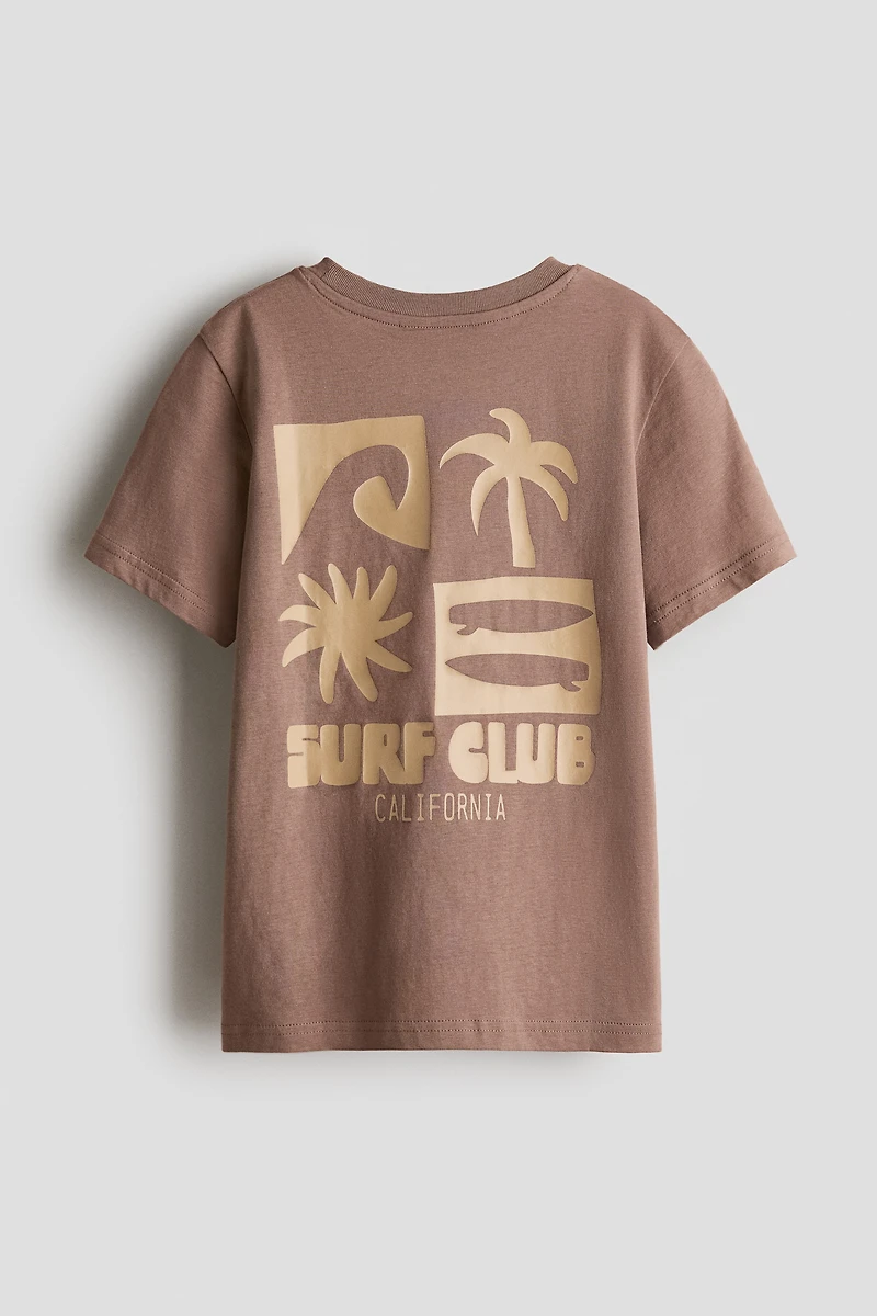 Printed cotton T-shirt