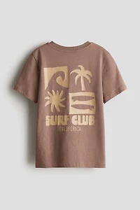 Printed cotton T-shirt